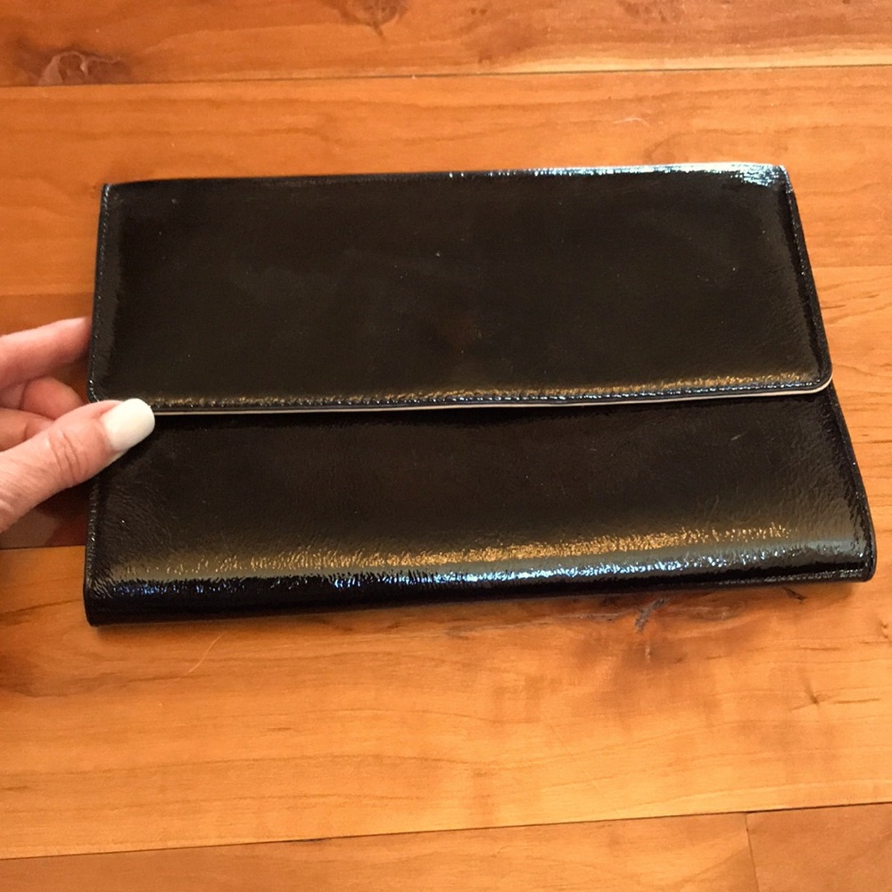 Halogen Black Leather Purse